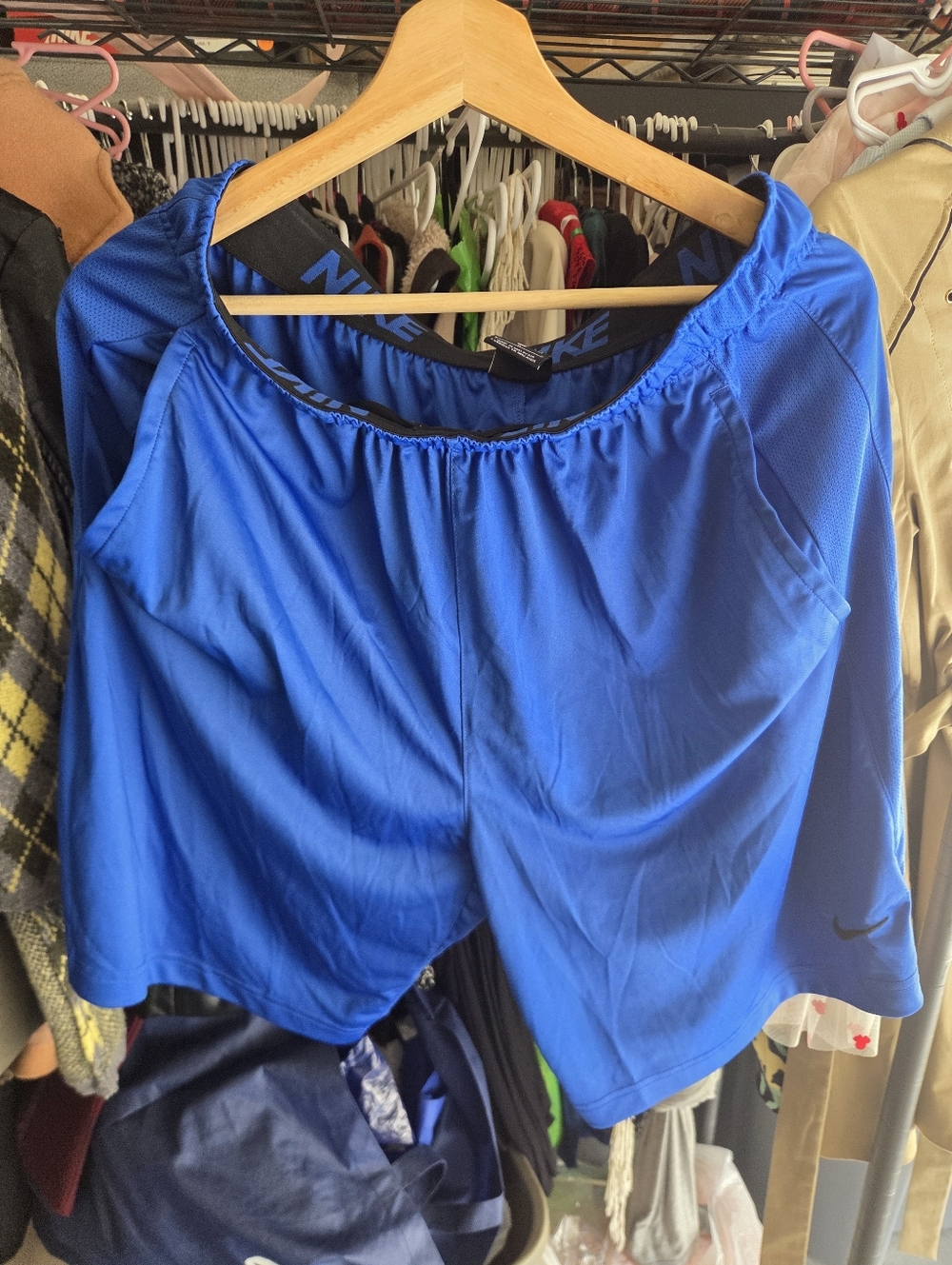 Nike Blue Mens Athletic Shorts